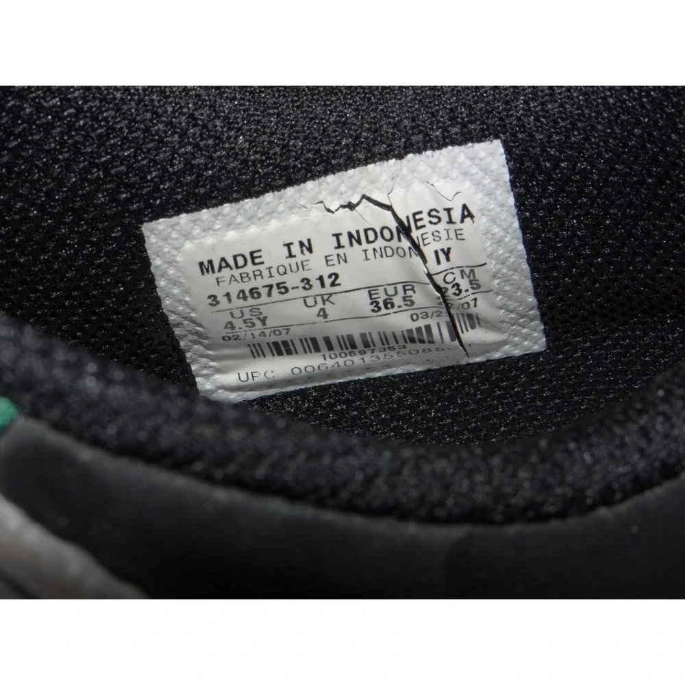 Nike Vandal Low Pine Green White Black 2007 314675-312 Mens 4.5Y Womens 6